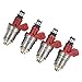 labwork 4X 16600-86G00 1660086G00 Fuel Injectors Replacement for Nissan Pickup 2.4L 1995/Nissan D21 1990-1994 2.4L