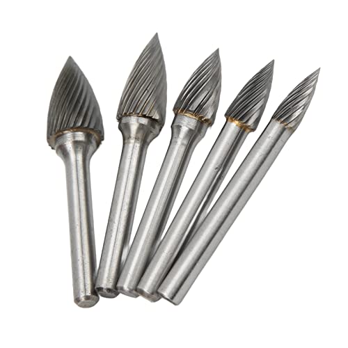 Kit de fresas rotativas de carburo G Type, 5 piezas miniatura 3