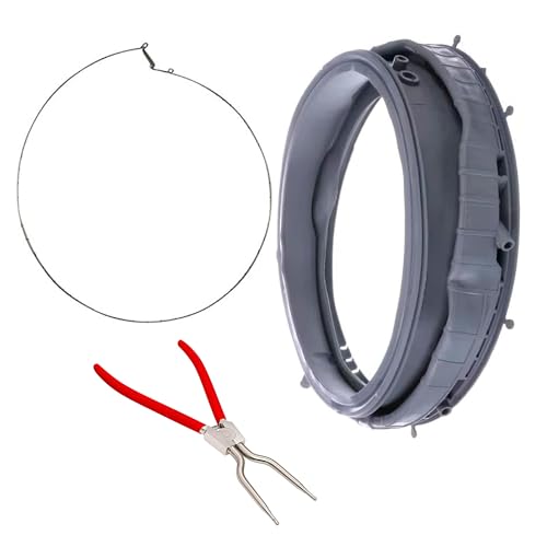 US-Based Supplier Genuine OEM Kit of MDS66290801 / AGM30030701 / MDS66290807 & 4861ER2001J & 383EER4001A Washer Door Boot Rubber Seal Gasket for LG & Kenmore Front Load Washing Machines
