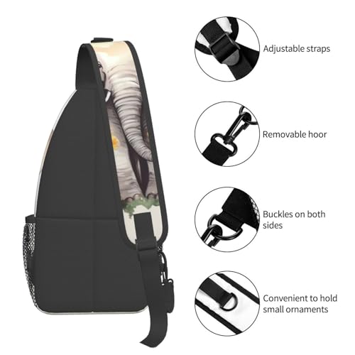 Bolso cruzado para hombre negro para senderismo y día miniatura 5
