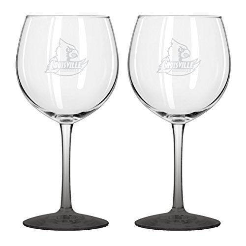 Boelter Brands NCAA Arizona State Sun Devils Satin Etch Balloon Wine Glass, 20-Ounce, 2-Pack