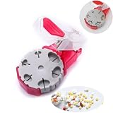 Perfect Pill Cutter with Self-Retracting Blade for Small or Large Pills - Cuts up to 14 Different Shaped Pills or Vitamins with Centering Device