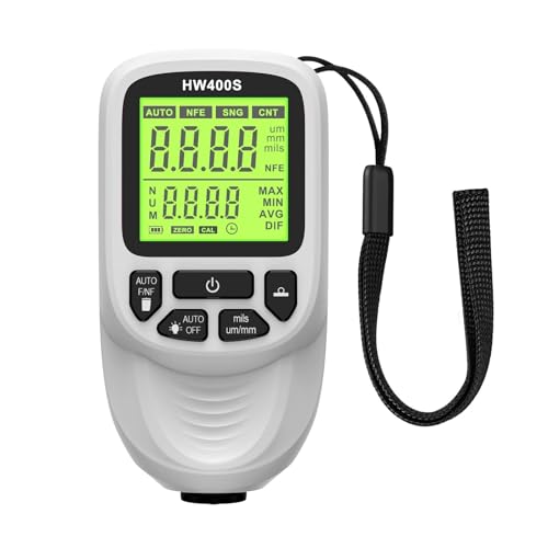 Medidor de espesor digital para pintura HW400S 0-2000μm miniatura 1