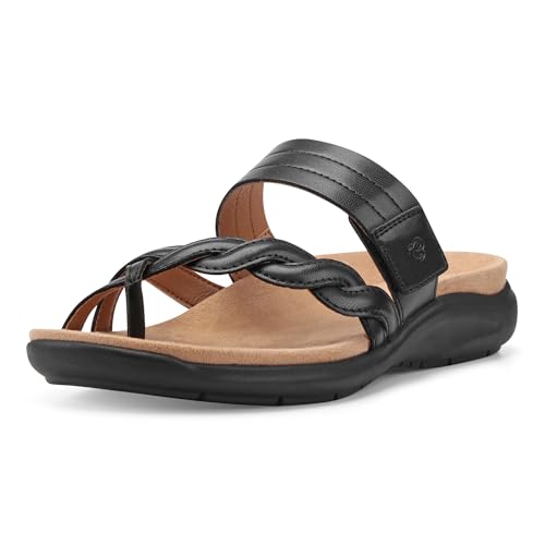 Mocassin Easy Spirit Waren3 femme anti douleur pied sensible marche noire