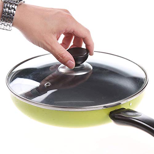 Universal Pot Lid Cover Knob Handle, Heat-Resistant Pot Pan Lids Knob,Cooking Pot Pan Lids Replacement Knob Lifting Handle Home Kitchen Cookware Replacement Parts (Set of 4) Second Image