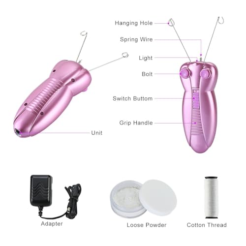 image for WAYCOM Ladies Facial Hair Remover Electric Women's Beauty Epilator Fac
