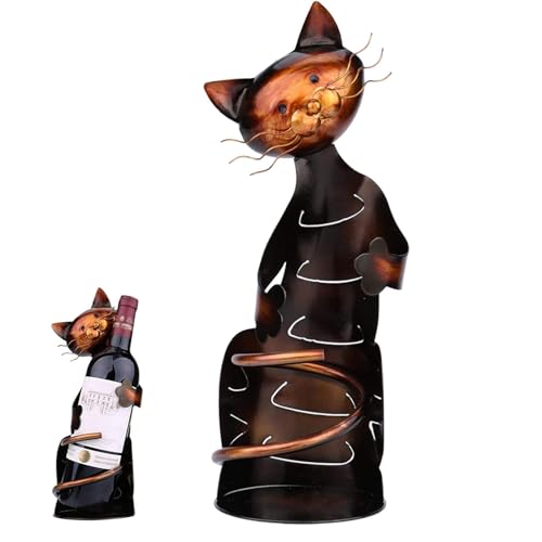 Soporte Para Para , Soportes Para Para Para Encimera, Soporte Decorativo Para Barra De Cocina, Soportes Para , Regalos Para Amantes De Los Y Amantes Del Sostenedor De Botella De Gato Regalos Te