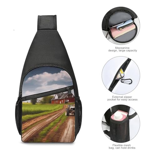 Bolso bandolera liviano para hiking y viaje unisex miniatura 5