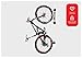 Steadyrack Bike Racks - Mountain Bike Rack - Wall Mounted Bike Rack Storage Solution for Your Home, Garage, or Bike Park