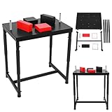 Professional Arm Wrestling Table, 2200LBS Standard Adjustable Design Standard Arm Wrestling Battle Table Standards Wrist Stands with Wrist Strap Strength Training Equipment for Gyms Sports Arenas Homes Club Office