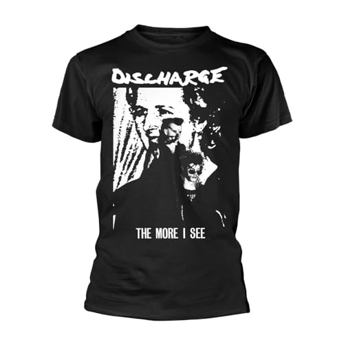 T-Shirt Discharge Homme vêtement noir idéal pour festivals et sorties urbaines