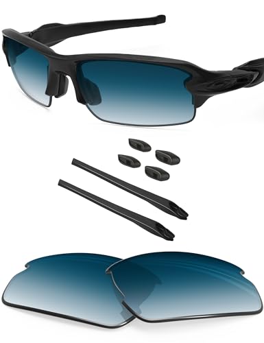Image of BLAZERBUCK Replacement Lenses & Sock Kit for Oakley Flak 2.0 OO9295 Sunglasses