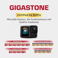 [5 Jahre kostenlose Datenwiederherstellung] GIGASTONE 128GB 5er-Pack Micro SD Karte, 4K Kamera Pro, bis zu 100/50 MB/s, MicroSDXC Speicherkarte für Gopro Drohne DJI Switch, A2 V30 U3 +Adapter – Ansicht 5
