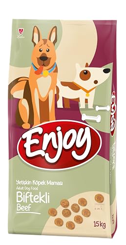Enjoy Biftekli Yetişkin Köpek Maması 15 Kg