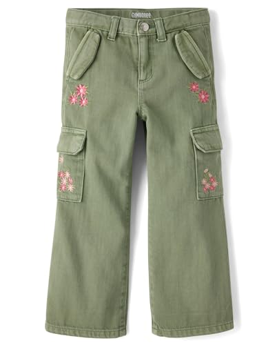 Image of Gymboree Girls' and Toddler Wide Leg Jeans