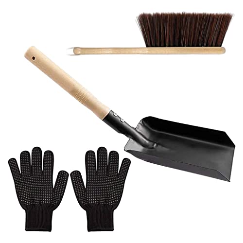 NC Conjunto de ferramentas para lareira, acessórios para queimadores de madeira para fogo de carvão,