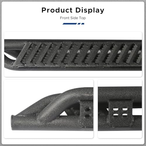 Estribos para Toyota Tundra CrewMax 2022-2026 acero negro miniatura 3