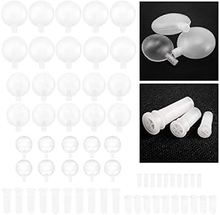 Boloest 60pcs Squeakers Toy Repair Reed Noise Maker Insert Replacement for Dog Pet Baby Toy Repair Shoes Whistle(30 x Round Squeakers,30 x Reed Squeaker)