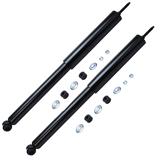 Image of Detroit Axle - 2 Rear Shock Absorbers for 1996-2005 Toyota RAV4 1997 1998 1999 2000 2001 2002 2003 2004 Rear Replacement Shocks Pair Set