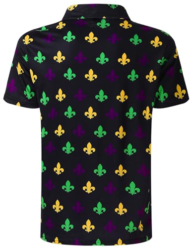 Polo de golf para hombre manga corta con diseño novelty miniatura 5