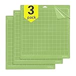 OSDUE Adhesive Replacement Cutting Mat, Adhesive Sticky Cutting Mats for Cricut Explore One/Air/Air 2/Maker, Durable Double-Sided Self Healing Cutting Mat [12x12 inch Variety 3 Pack]