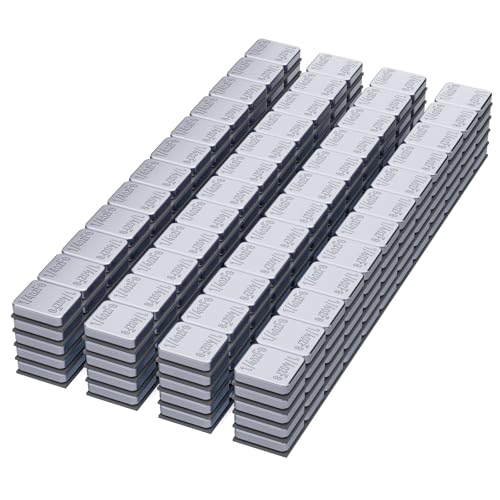 MIKKUPPA Wheel Weights - 1/4oz, 0.25oz (240pcs, 60oz/Box) Low Profile, ...