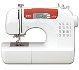 40 funciones de costura Brother Máquina de Coser electrónica, Blanco, L