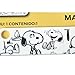 Snoopy Expression License Plate Frame 2 Pack Bundle with Little Tree Air Freshener – Plasticolor Peanuts Snoopy Design, Universal Fit Standard Car Plate Frames, Plastic