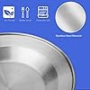 Stainless Steel Camping Cutlery Set, 8 Piece - Includes Spoons, Mugs, Bowls, Plates, Rags & Organizer Straps - Easy to Carry for Backpacking, Camping, Hiking and Picnics (Blue) #3