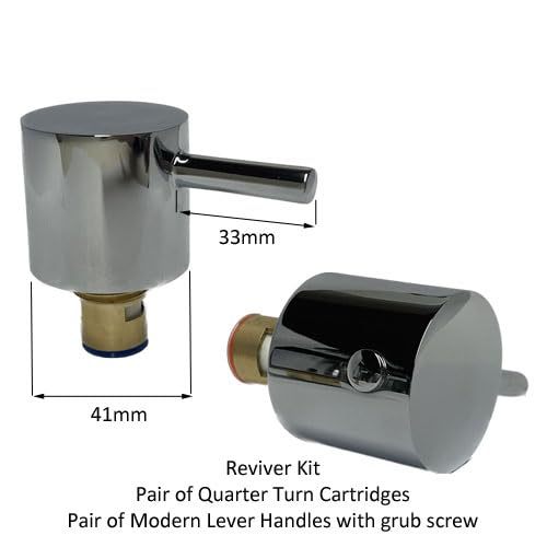 Kit de remplacement chromé pour robinet de cuisine moderne et design éclatant