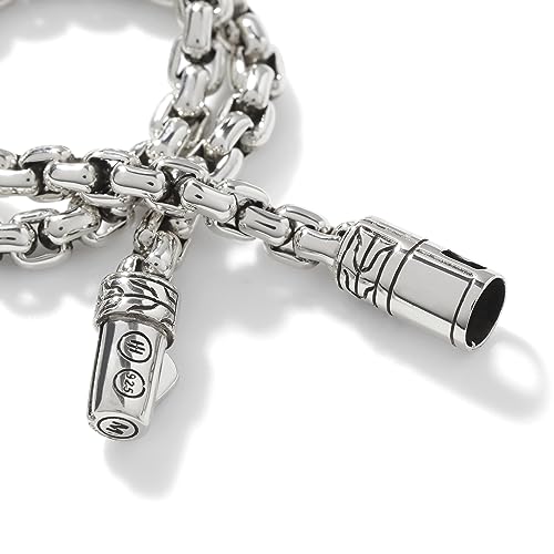 John Hardy Classic Chain Collection Men's Box Chain Bracelet, 4MM 925-Sterling Silver3