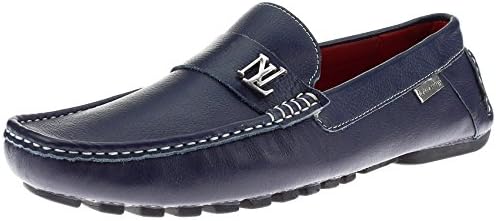 Luciano Natazzi Mens Leather Driving Shoes Air Grant Canoe Slip-On Loafer