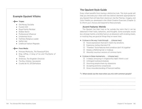 Image of The Ultimate RPG Villain Backstory Guide: Prompts and Activities to Create Compelling Antiheroes, Enemies, and Bad Guys (Ultimate Role Playing Game Series)