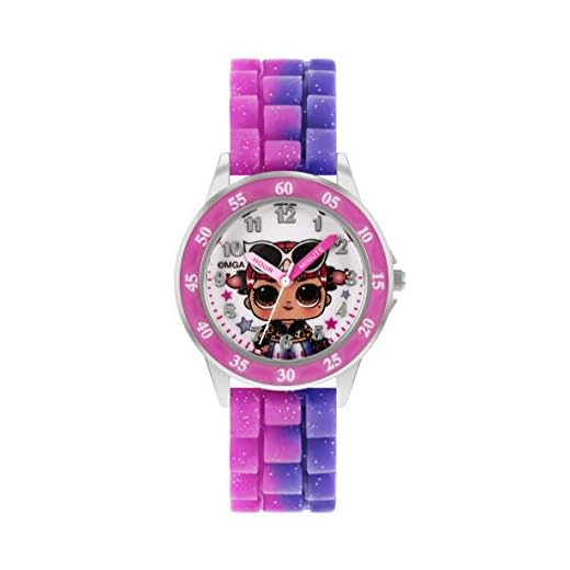 lol surprise Reloj Digital para Chicas de Cuarzo con Correa en Silicona LOL9017ARG
