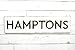 Hamptons Sign - Carved in a 40