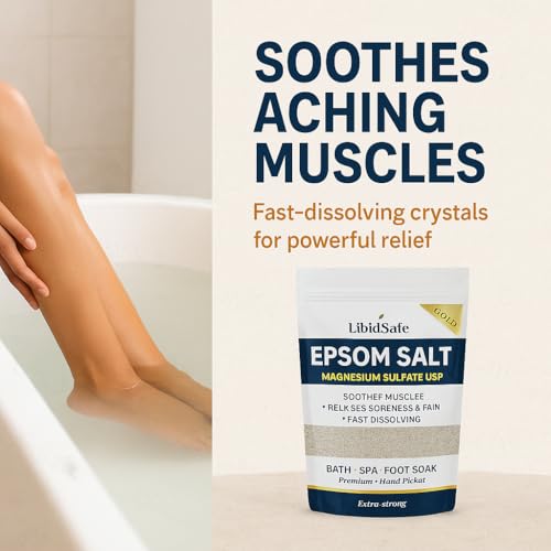 Image of Epsom salt for foot, bath, plant (India's No. # 1)(Pack of 3)