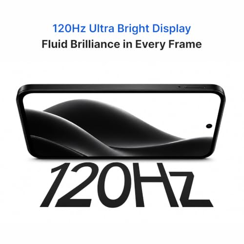 Image of Philips S7221 5G Smartphone (Black) | 6.67 inch HD+ Display | 64MP Camera | 5700mAh Battery |6GB RAM + 128GB Storage | Dual SIM