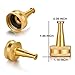 YELUN Brass Hose Nozzles,Heavy-Duty Brass Jet Sweeper Jet Nozzle, 2 Pack (Jet Sweeper BB)