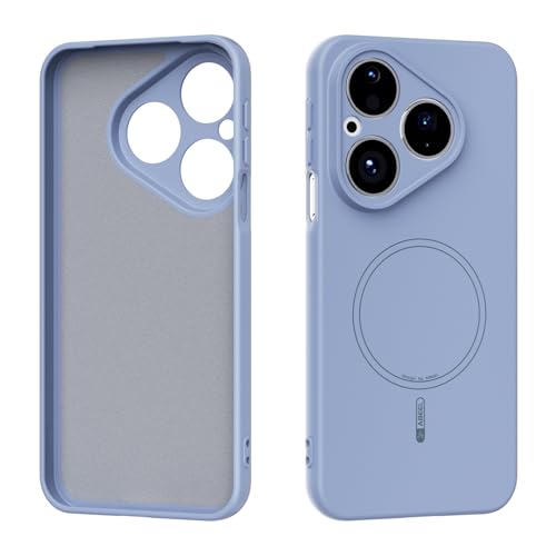 Magnetic Case Compatible with Huawei Pura 80, Soft Anti-Scratch Microfiber Lining, Slim Liquid Silicone Shockproof Protective Co