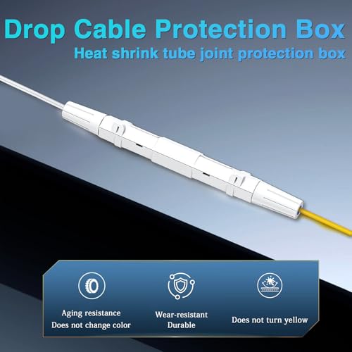 Boîtier d'épissure fibre optique ouvert Duttek protégeant les connecteurs intérieurs