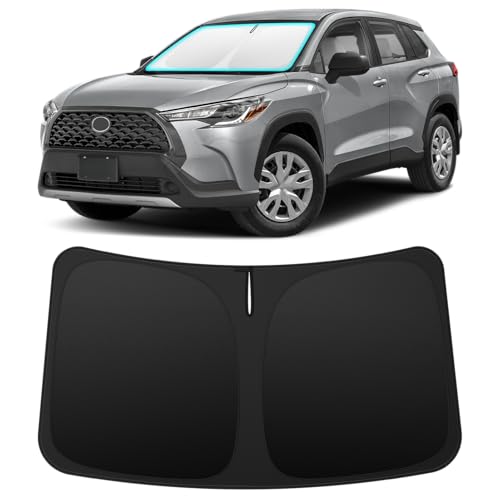 Image of INSAUTO Custom Fit Windshield Sun Shade for Toyota Corolla Cross 2022-2026