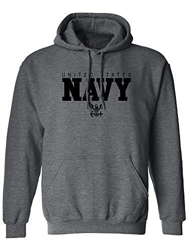zerogravitee U.S. Navy Anchor Adult Hooded Sweatshirt