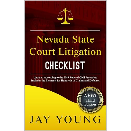 Nevada State Court Litigation Checklist Audiolibro Por Jay Young arte de portada