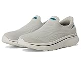Skechers Men's Go Walk Arch Fit N-Joy Dale Hands Free Slip-Ins Sneaker, Taupe, 11