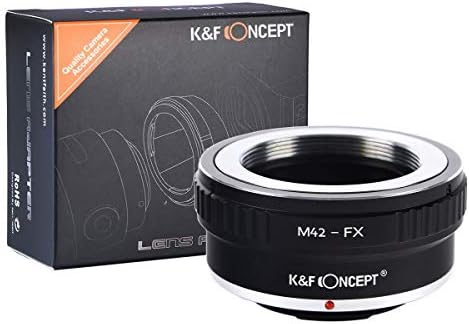 K&F Concept Lens Mount Adapter Ring M42 42mm Screw to Fuji Fujifilm FX XPro1 X-Pro1 Camera