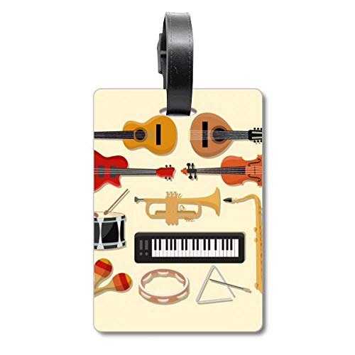 Étiquette d'identification pour valise de croisière et trombone