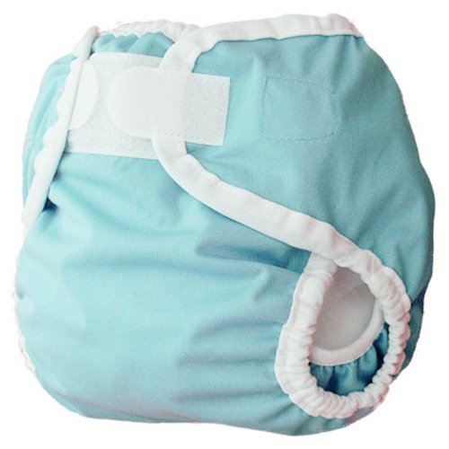 Thirsties Diaper Cover, Aqua, X-Small (6-12 lbs)