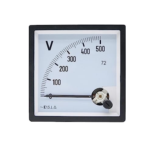 Voltmètre AC SQ-72 Pointeur Type Jauge Panneau 72x72mm MOBYAT 250V