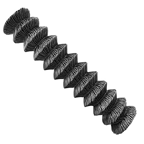 V2Aox Maschendrahtzaun 80-150 cm Höhe 15/25 m Länge Maschendraht Gartenzaun Zaun Anthrazit, Modell:125 cm hoch / 15 m lang