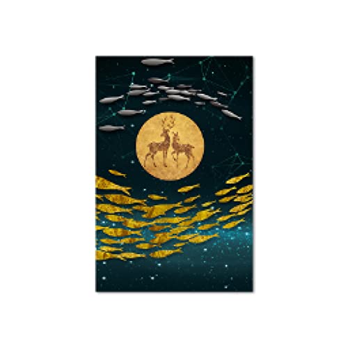 Toile animaux design grand format pour habiller un grand mur vide